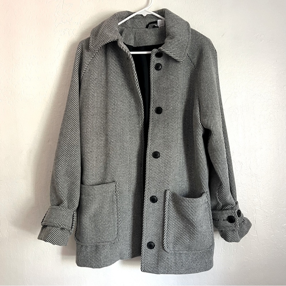 H&M Boxy Twill Coat